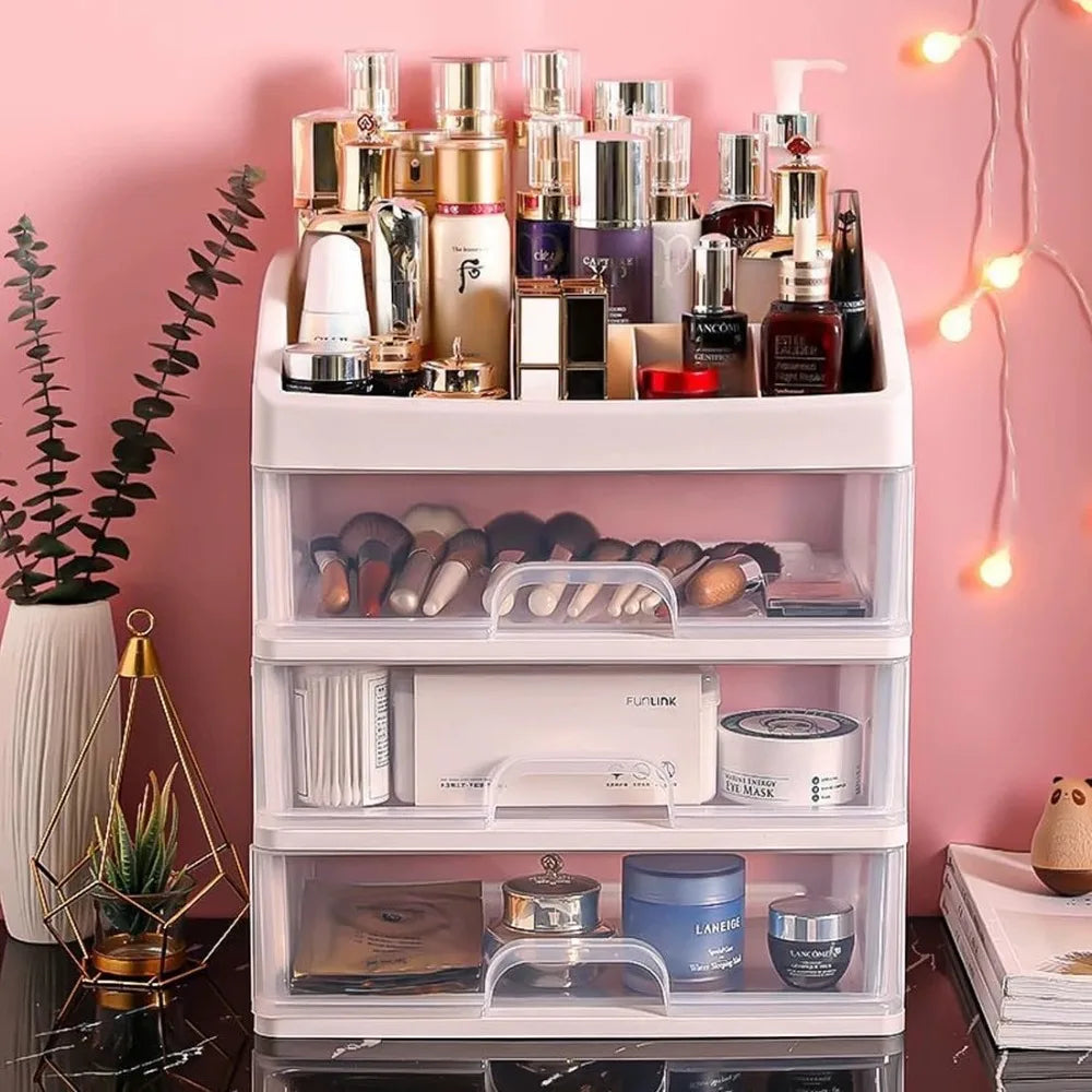 Multi-Layer Desktop Storage Box Drawer Organizer Cabinet