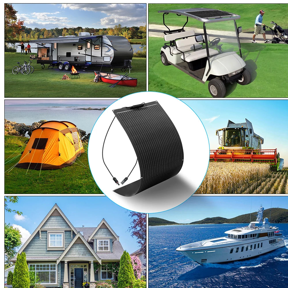 Flexible Solar Panel 1000W 500W 400W 200W 100W