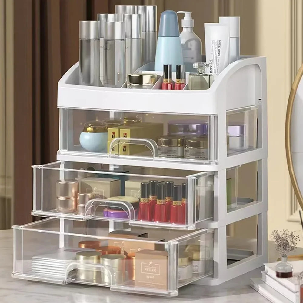 Multi-Layer Desktop Storage Box Drawer Organizer Cabinet