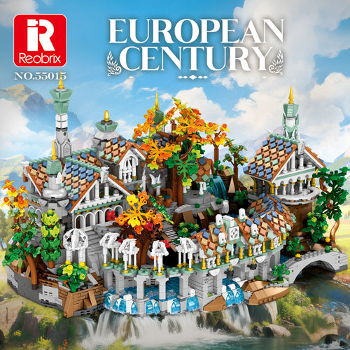 4406PCS MOC Movie Rings Rivendell Medieval Castle Building Blocks